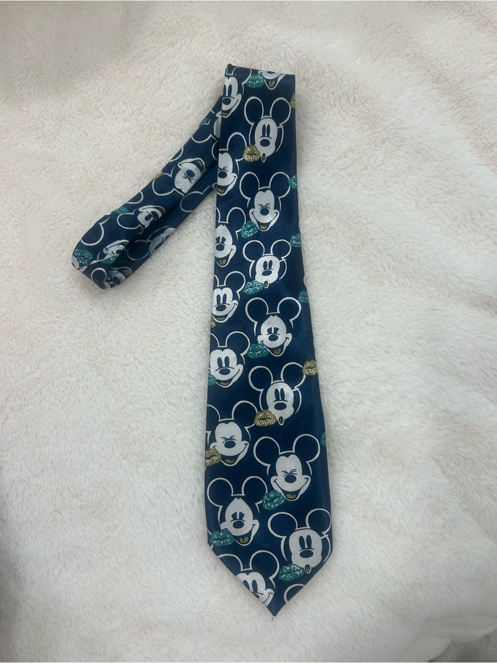 Vintage Mickey Mouse  Necktie, Mickey Unlimited Burgundy
